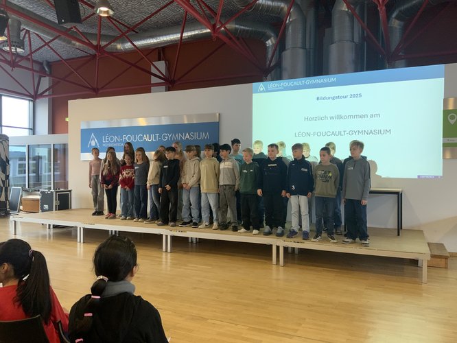 Bildungstour „Grundschulprojekt“ an unserem Gymnasium